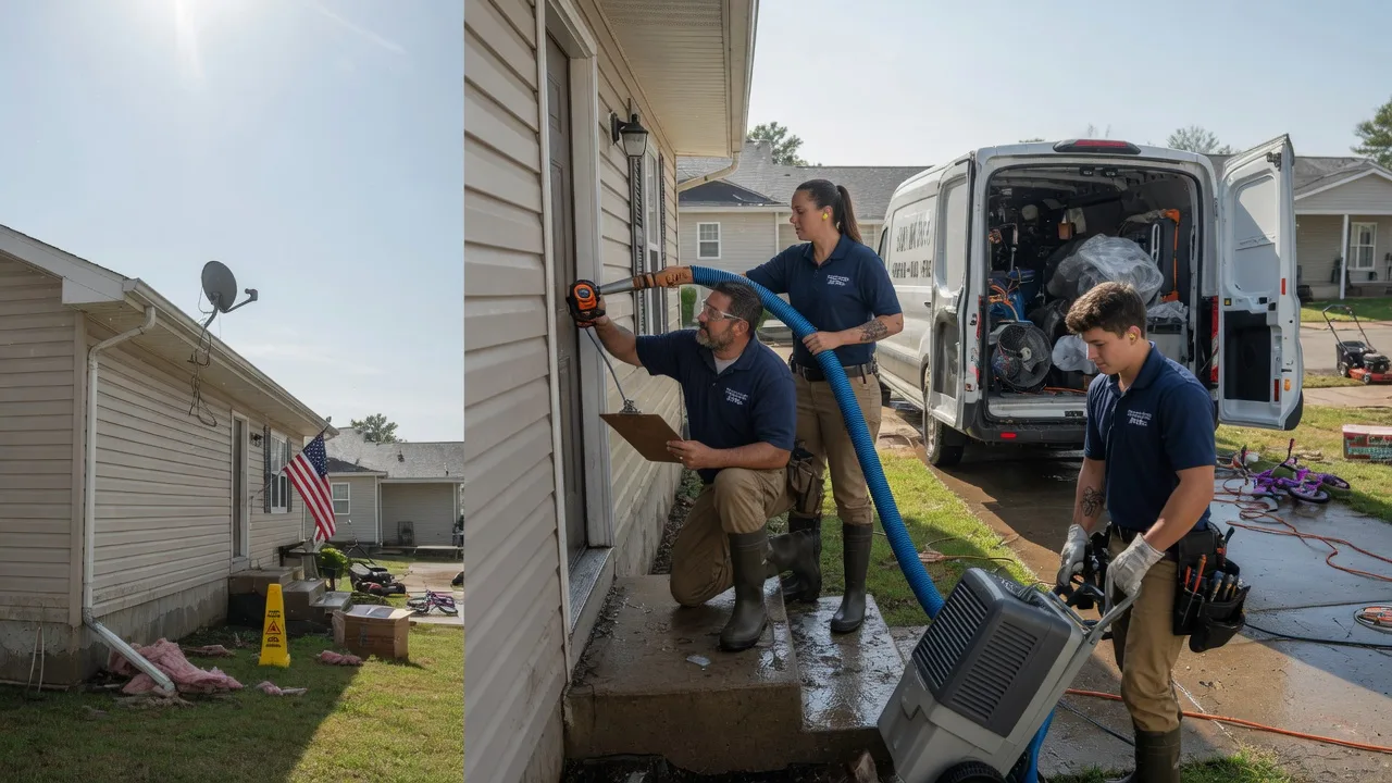 Ceiling Water Damage Restoration in Hankinson, ND near me